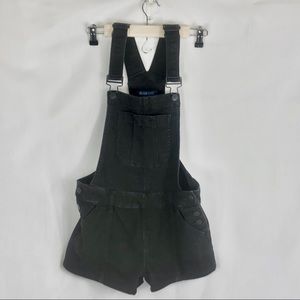 Blue Spice Overall Shorts Juniors Size 9/10 black